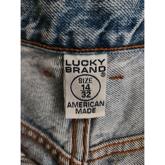 Lucky Brand Women's  High Rise 90s Mom Jeans VTG Red Label Size 14 - Picture 7 of 8